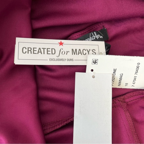 Speechless Halter Trendy Bow-Back A-Line Dress Magenta Fit & Flared Size 18 NWT - Picture 9 of 12